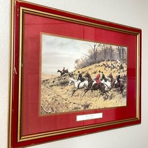 Vintage Framed Print “Gone Away” by George Wright